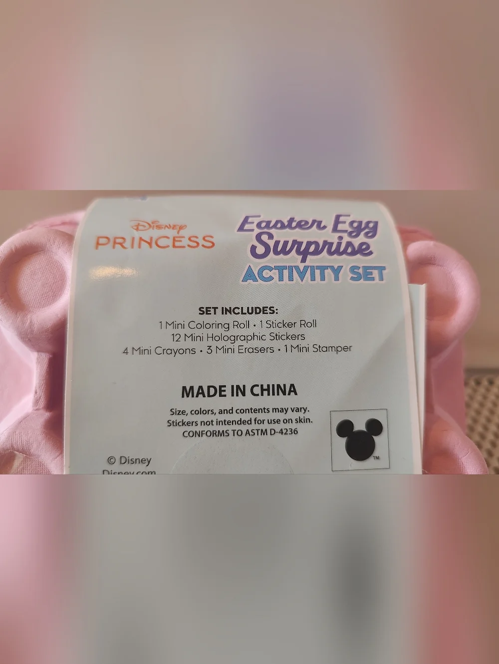 Disney Princess Easter Egg Surprise Activity Set 6 Mini Surprises Inside NWT